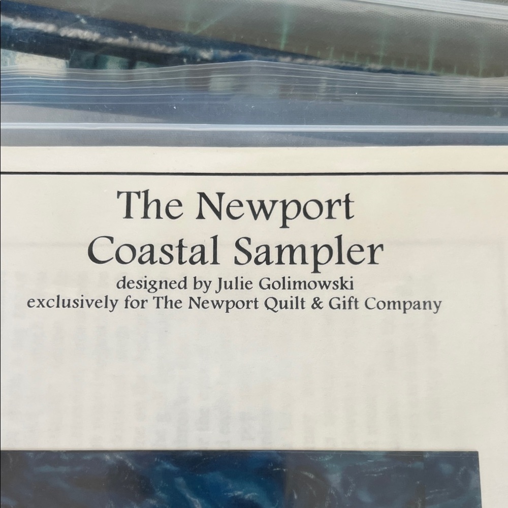 The Newport Coastal Sampler Quilt Kit - Picture 5 of 6
